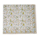 Sea Holly Tablecloth | Our Sea Holly print is an ode to a traditional Indian block pattern, updated in a fresh and sophisticated color palette. Tranquil blue intertwined with olive green is reminiscent of mediterranean shores, wild rosemary and rocky beac