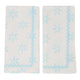 Daylily Napkins, Set of 4 | Brighten up your table with these colorful hand-printed cotton napkins featuring a playful ricrac border.