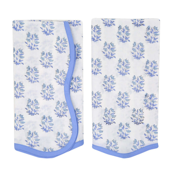Iris Napkins | Bring color and charm to your table with these vibrant cotton block printed napkins, featuring bold, hand block-print patterns that stand out in any setting.