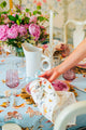Inslee Celine Napkins, Set of 4 | From our Inslee Fariss collab, the Celine block print napkins feature watercolor butterflies on white—elegant, airy, and perfect for gifting or gathering.