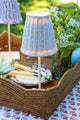 Honeysuckle Shade for Cordless Lamps | Introducing our new line of lamp shades designed to work with everyone's favorite Poldina Pro and Mini cordless lamps. Handmade in our signature block prints, these shades have no harp or clip fitting, but will rest