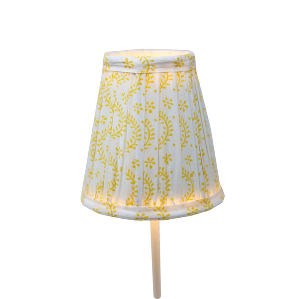Honeysuckle Shade for Cordless Lamps | Introducing our new line of lamp shades designed to work with everyone's favorite Poldina Pro and Mini cordless lamps. Handmade in our signature block prints, these shades have no harp or clip fitting, but will rest