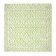 Single green block printed napkin