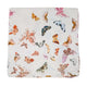 Inslee Celine Linen Tablecloth | This linen block print tablecloth features Inslee Fariss’s watercolor butterflies on crisp white—an airy, elegant choice for gatherings that feel special.