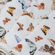 Inslee Celine Napkins, Set of 4 | From our Inslee Fariss collab, the Celine block print napkins feature watercolor butterflies on white—elegant, airy, and perfect for gifting or gathering.