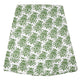 Lily of the Valley Tablecloth | Our Lily of the Valley block print tablecloth is vibrant, expressive, and the perfect shade of green—a cheerful pick-me-up for your table any time of year.