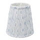 Caliza Sconce Shade | Need an instant room upgrade? Our hand-printed, hand pleated lampshades bring a soft glow and touch of patterned interest to any living space. Plain shades be gone! How many can we have in one room? Empire style with clip fitting for