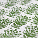 Lily of the Valley Tablecloth | Our Lily of the Valley block print tablecloth is vibrant, expressive, and the perfect shade of green—a cheerful pick-me-up for your table any time of year.