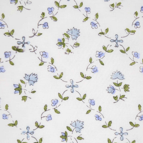 Espalier Card Table Topper | Up your game with our charming scalloped block printed table toppers. Mix and match patterns for a winning look. Perfect for mahjong, bridge, or simply as a pretty cover for any small square or round table. Pair with a cordles