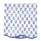 Bluebell Card Table Topper | Up your game with our charming scalloped block printed table toppers. Mix and match patterns for a winning look. Perfect for mahjong, bridge, or simply as a pretty cover for any small square or round table.