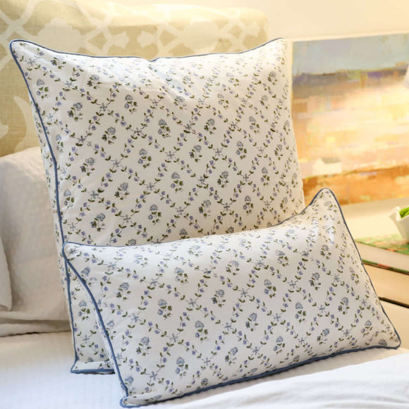 Espalier Throw Pillow Cover | Transform your home decor effortlessly with our stylish block-printed pillow covers. Mix and match to add a splash of personality and a fresh, vibrant touch to any room.