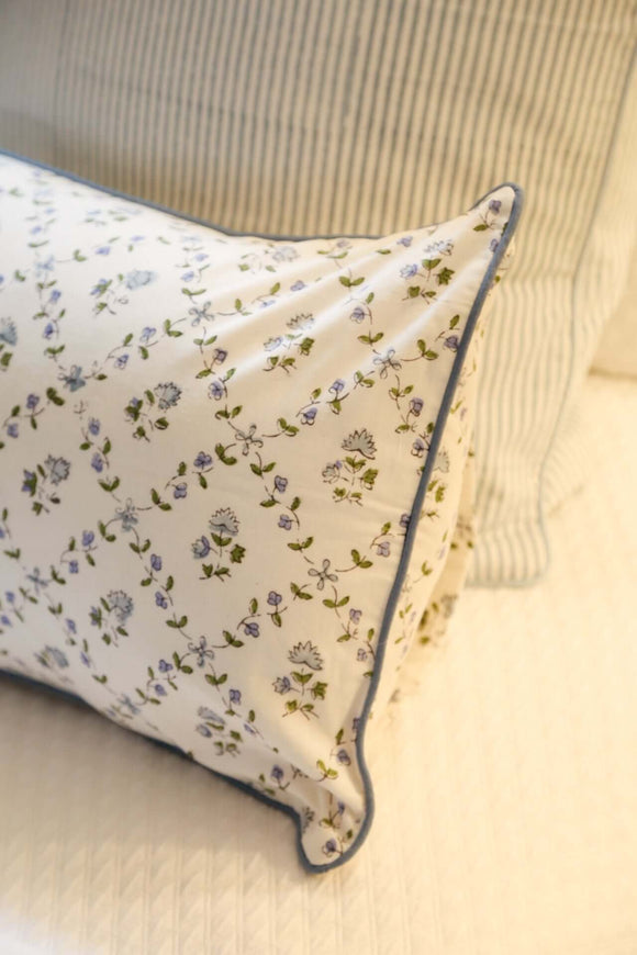 Espalier Throw Pillow Cover | Transform your home decor effortlessly with our stylish block-printed pillow covers. Mix and match to add a splash of personality and a fresh, vibrant touch to any room.